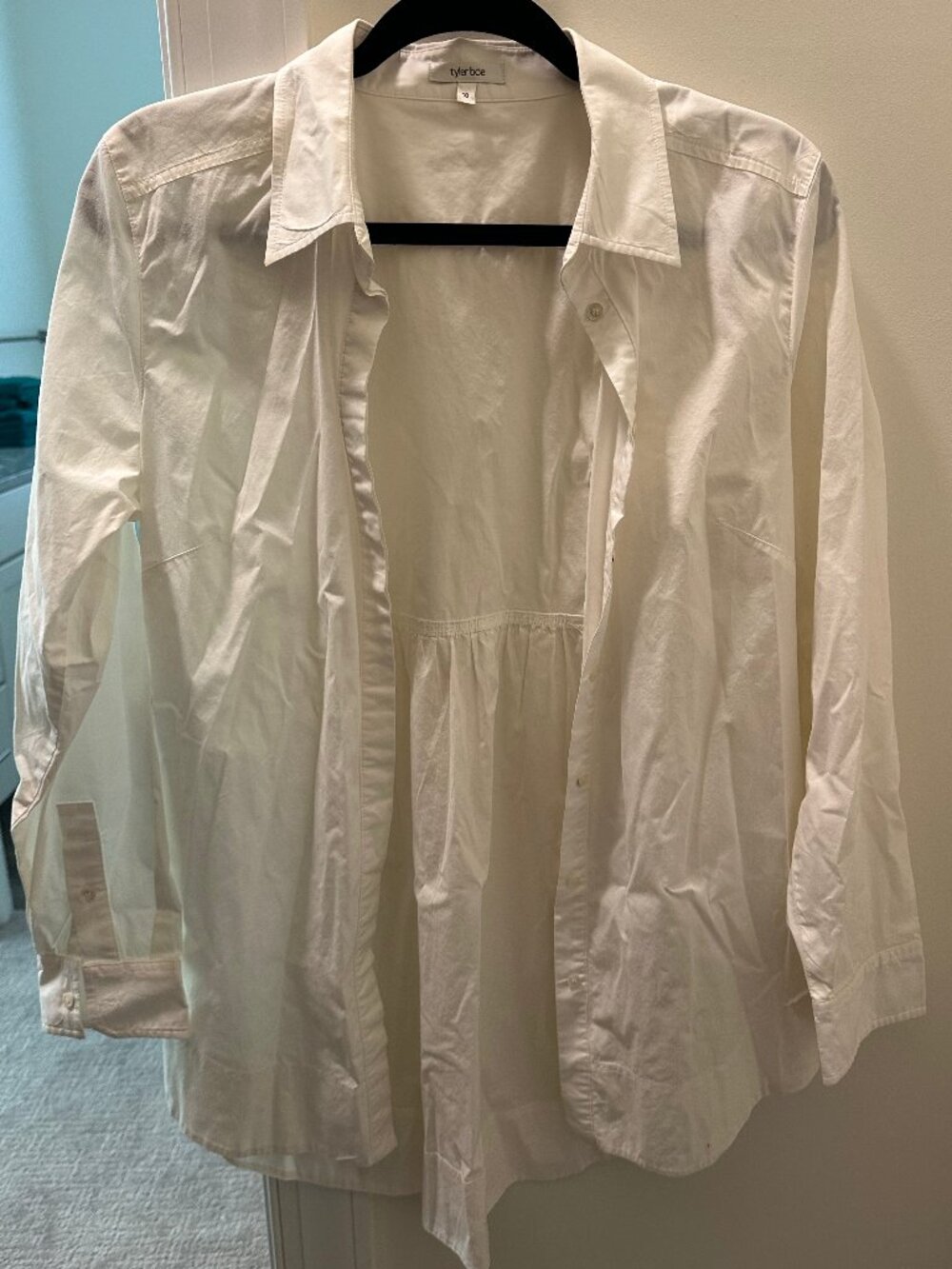 Tyler Boe peplum blouse